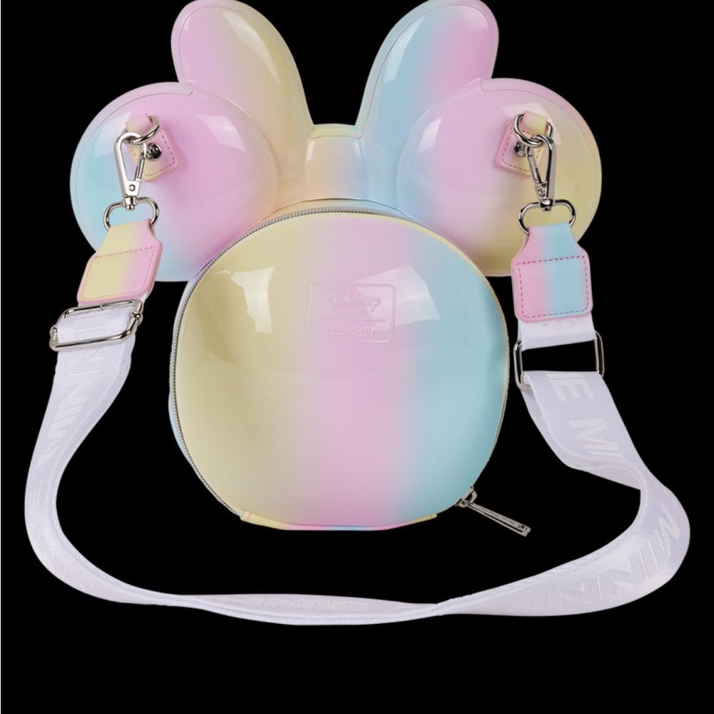 Loungefly Pastel Minnie Mouse Crossbody Bag - Picture 3 of 4
